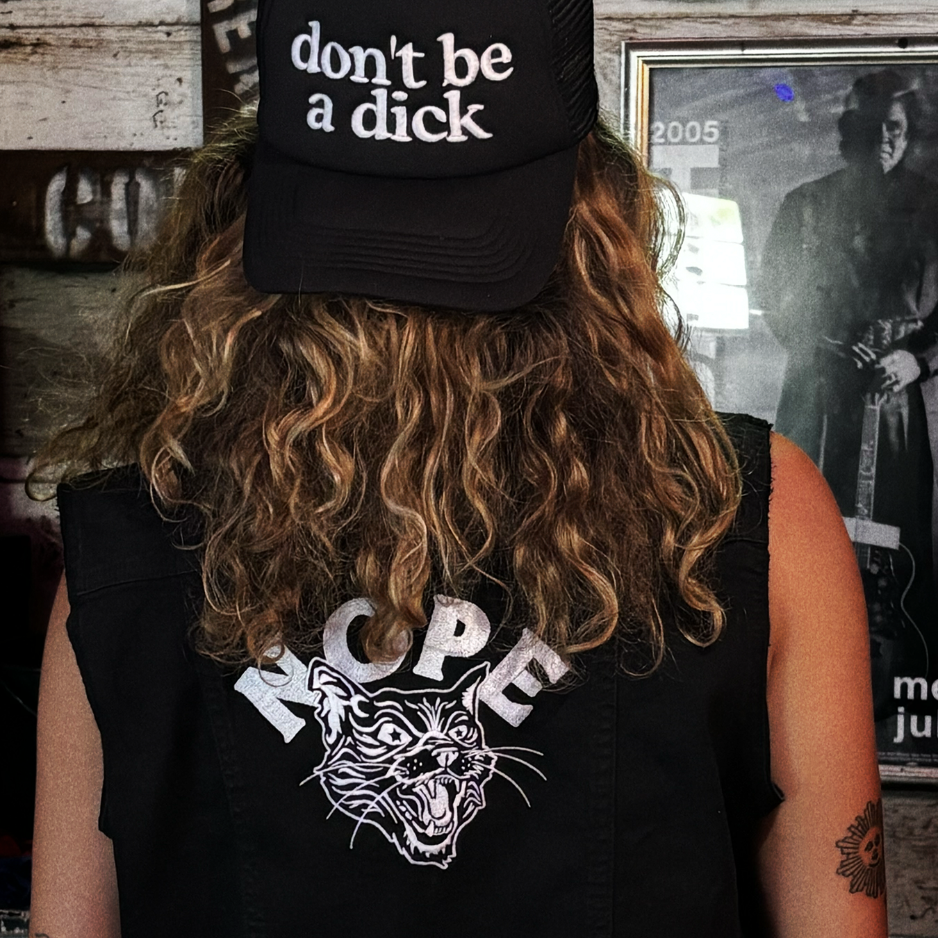 NOPE Sleeveless Denim Jacket