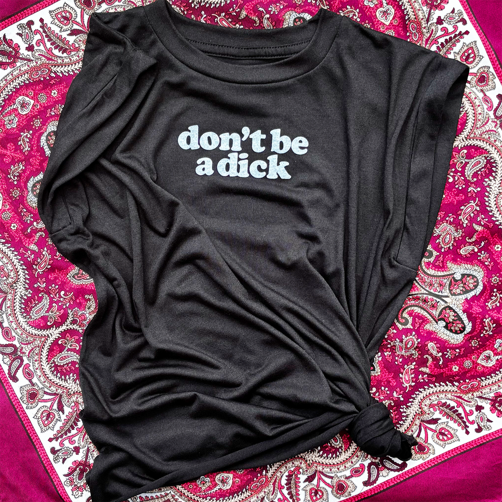 DBAD Vintage Flowy Rolled Sleeve Tee