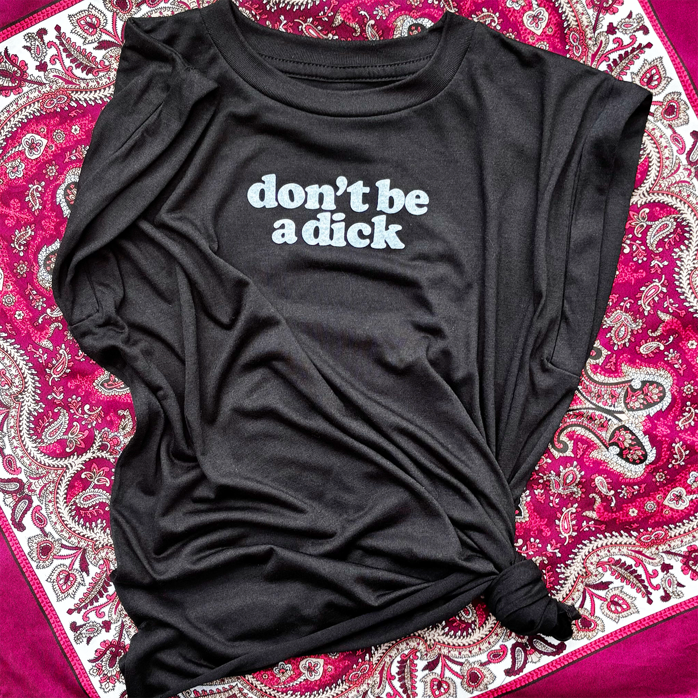 DBAD Vintage Flowy Rolled Sleeve Tee