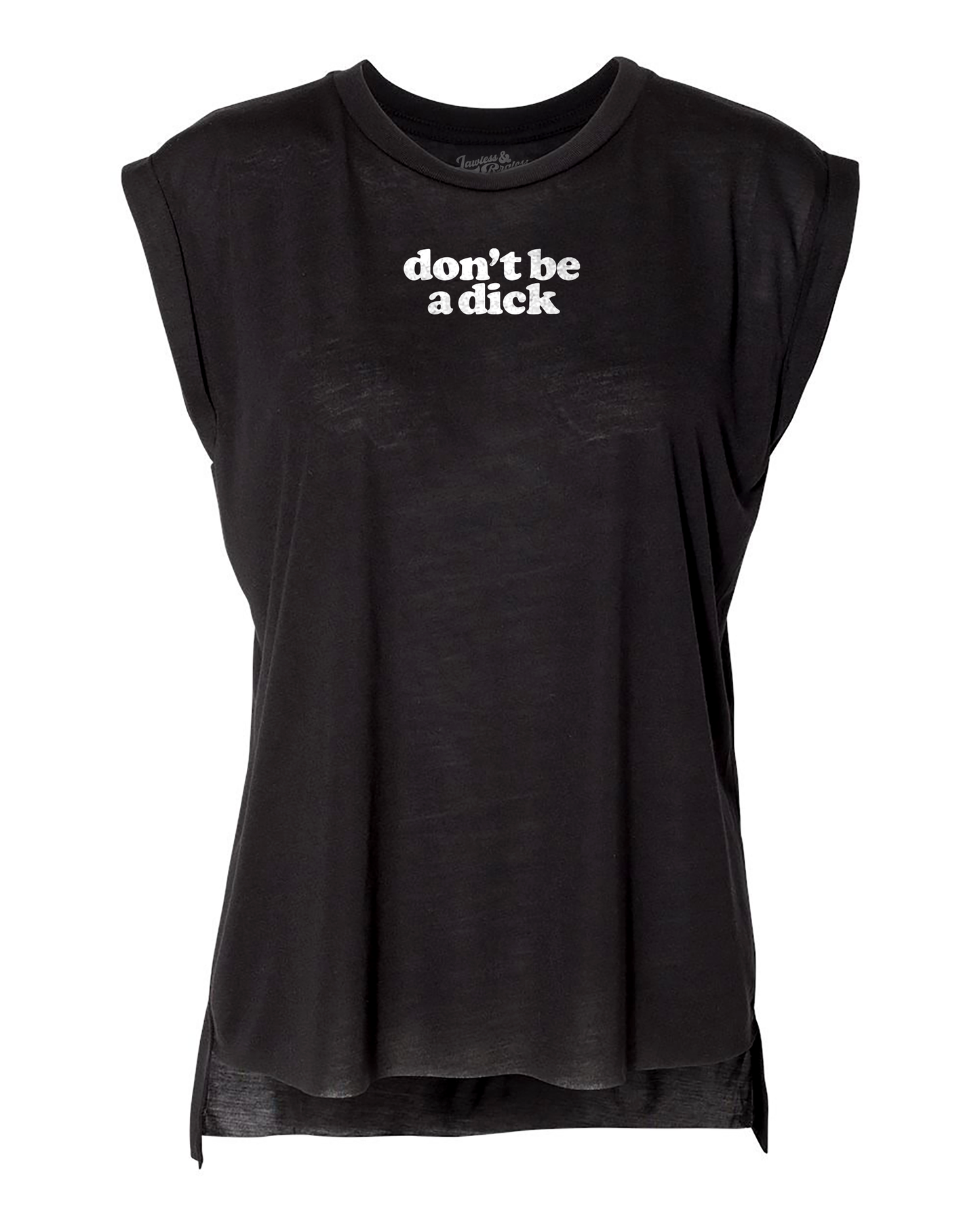 DBAD Vintage Flowy Rolled Sleeve Tee