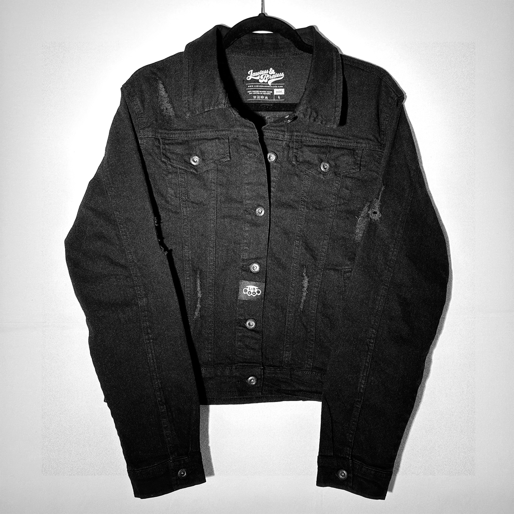 NOPE Denim Embroidered Jacket