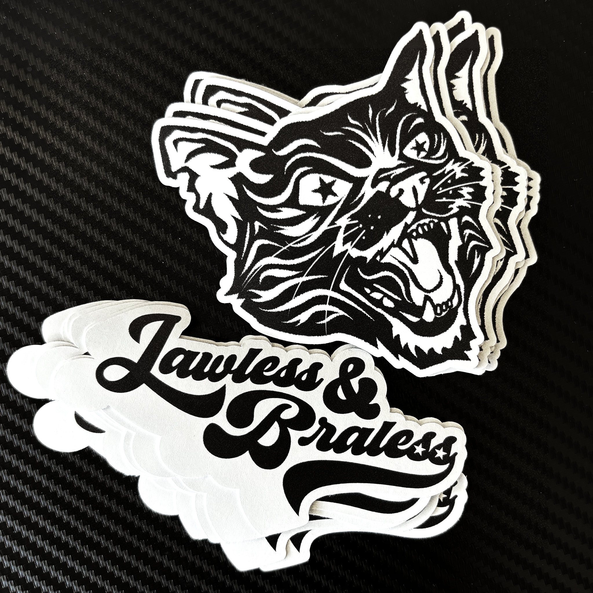 Ms Labonz Sticker LAB Stickers (2 pack) – Lawless & Braless