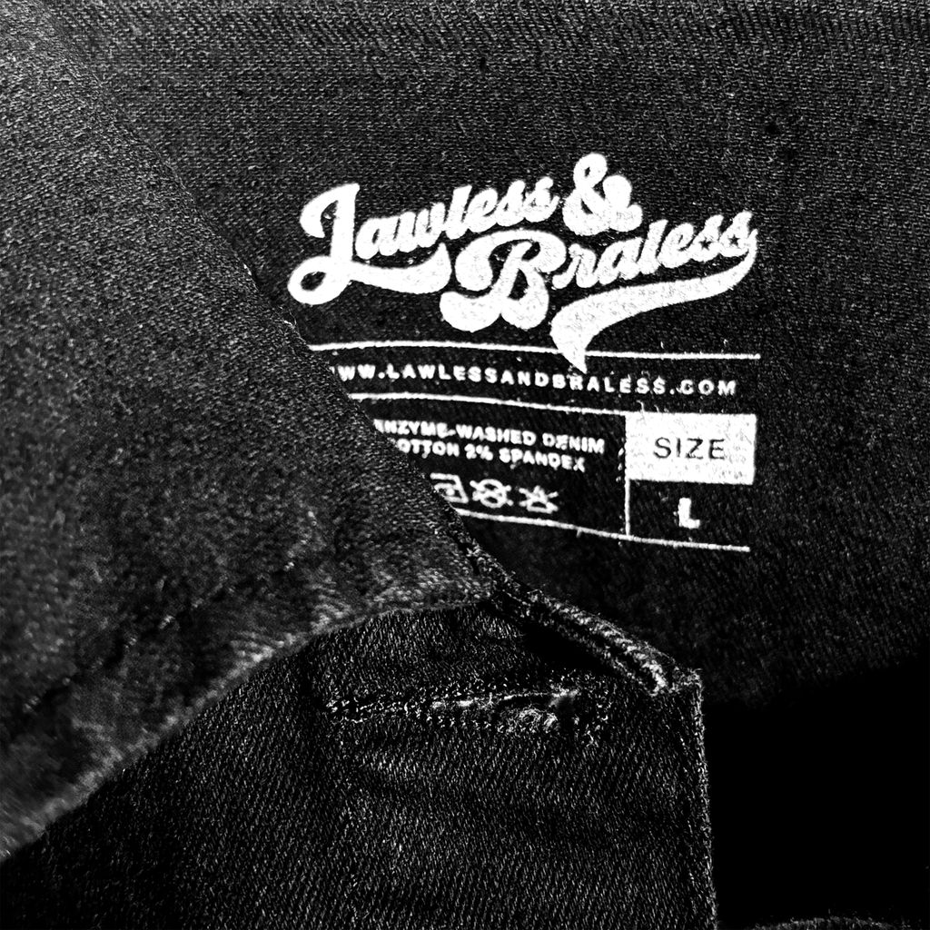 NOPE Denim Embroidered Jacket